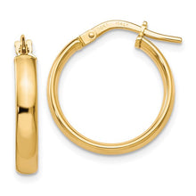 Load image into Gallery viewer, Leslie's 10K Yellow Flat Hoop Earrings
