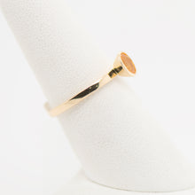 Load image into Gallery viewer, 14KY .43ct Yellow Sapphire Bezel Ring

