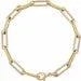 Load image into Gallery viewer, 14KY 1.0ctw Lab-Grown Diamond set in Long Link Bracelet
