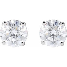 Load image into Gallery viewer, 14KW 1 1/2ctw Lab Grown Diamond Studs
