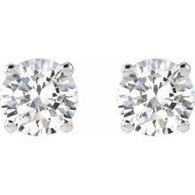 Load image into Gallery viewer, 14KW 1ctw Lab Grown Diamond Studs
