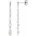 Load image into Gallery viewer, 14K invisible 1.50ctw Lab-Grown Marquise Dangle Earrings
