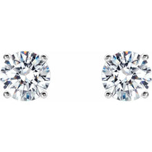 Load image into Gallery viewer, 1.5ctw Lab-Created Diamond Studs set in 14KW

