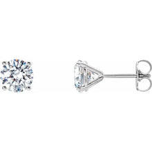 Load image into Gallery viewer, 1.5ctw Lab-Created Diamond Studs set in 14KW
