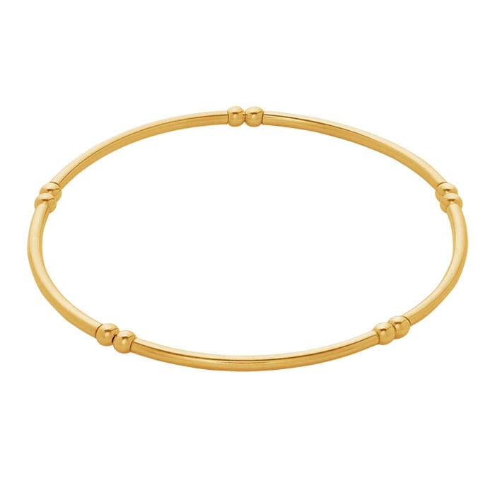 GF 1 Bar & 2 Ball Stretchy Bracelet