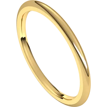 14K Yellow comfort fit 1.5mm Band