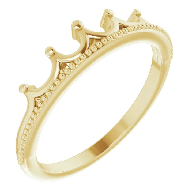 Crown 14KY Gold Ring