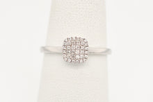 Load image into Gallery viewer, 14K White Gold Diamond Cluster Ring
