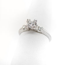 Load image into Gallery viewer, Plat .50ctw Lab Diamond Engagement Ring
