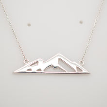 Load image into Gallery viewer, Mountain Summit Sterling Pendant
