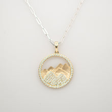Load image into Gallery viewer, 14KY 7 Peak Mountain Diamond Pendant
