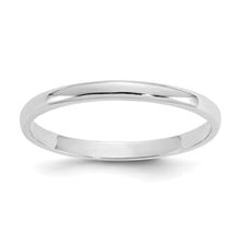 Load image into Gallery viewer, 14K Yellow, Rose or White gold 1mm 1/2 finger ring size 3
