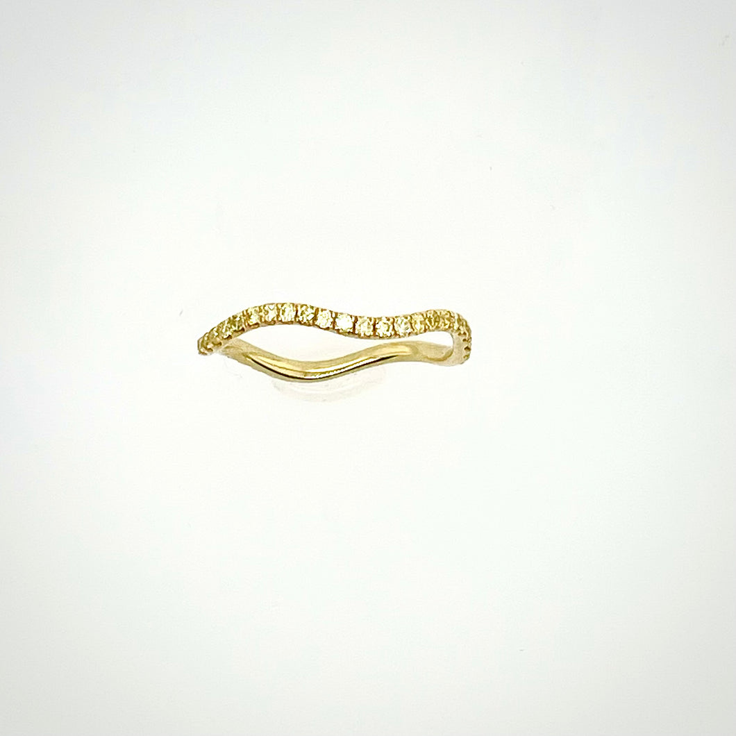 Golden Wave Ring