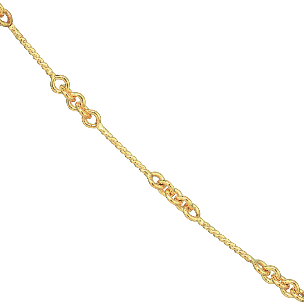 14KY Twist Link Chain 20