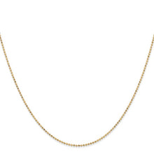 Load image into Gallery viewer, 14KY 1.2mm D/C Beaded Chain
