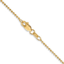 Load image into Gallery viewer, 14KY 1.2mm D/C Beaded Chain

