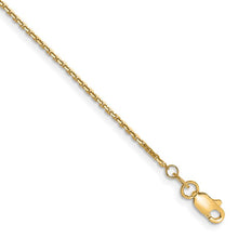 Load image into Gallery viewer, 14K Yellow Gold 1.2mm D/C Cable Chain
