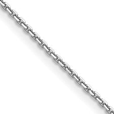 14K Yellow Gold 1.2mm D/C Cable Chain