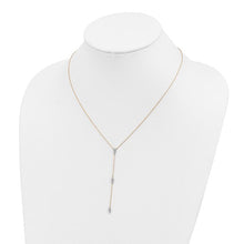 Load image into Gallery viewer, 10KY .13CTW Diamond Lariat Necklace 18&quot;
