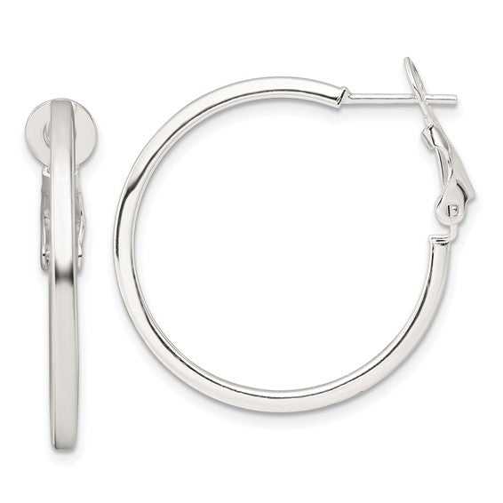 SS Square Tube 2mm X 29mm Omega Back Hoops