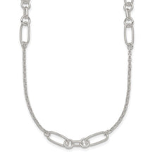 Load image into Gallery viewer, SS Textured Fancy link with Cable Chain 16"
