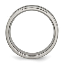 Load image into Gallery viewer, Chisel Titanium With Black Carbon Fiber Inlay Gents Band
