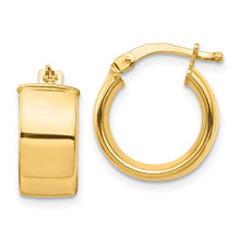 Load image into Gallery viewer, 14KY 7mm  Huggie Hoop Earrings
