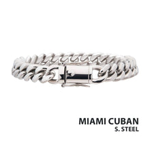 Load image into Gallery viewer, INOX 8mm Stainless Steel Cuban Bracelet 8.5"
