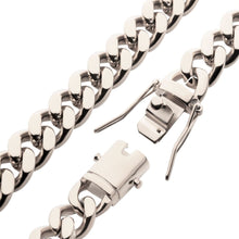 Load image into Gallery viewer, INOX 8mm Stainless Steel Cuban Bracelet 8.5"
