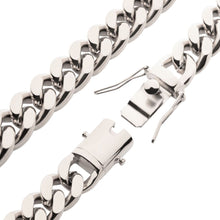 Load image into Gallery viewer, INOX 10mm Stainless Steel Cuban Bracelet 8.5"
