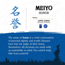 Load image into Gallery viewer, INOX Bushido Lapis Lazuli &amp; Stainless Steel Beaded Bracelet-HONOR
