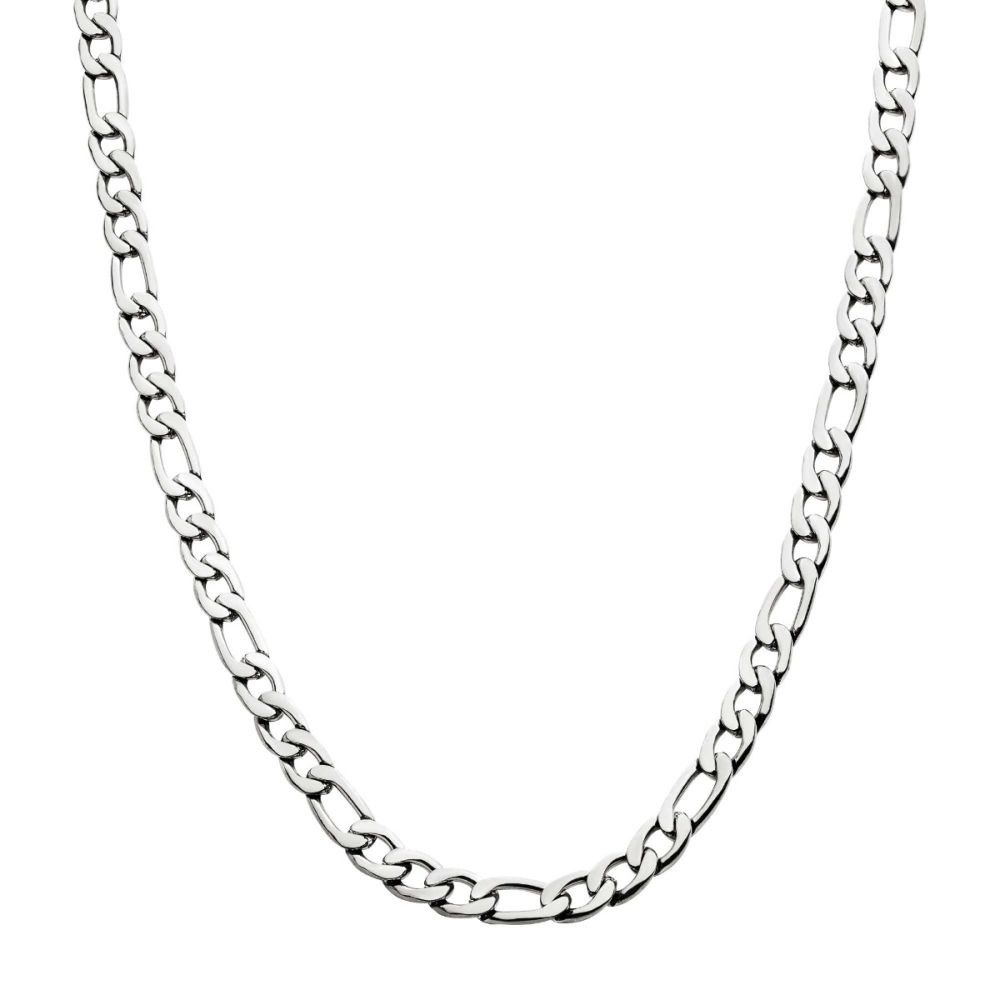 INOX 6mm Stainless Steel Figaro Chain 20