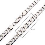 Load image into Gallery viewer, INOX Stainless Steel 8mm Bevel Curb Chain
