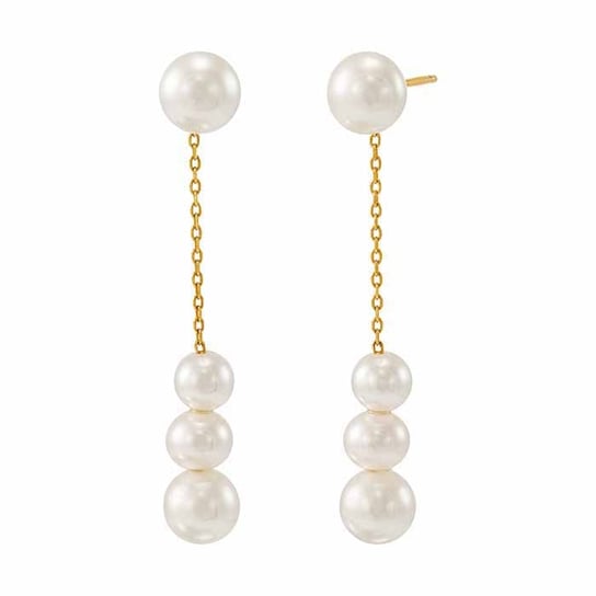 RIO 14KY 6-7mm FW Pearl Chain Drop Earrings