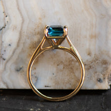 Load image into Gallery viewer, 7X7 London Blue Topaz in 14KY Ring
