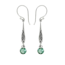 Load image into Gallery viewer, Luna SS Bali Drop Dangle earrings
