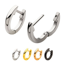 Load image into Gallery viewer, INOX Stainless Steel Huggie Earrings
