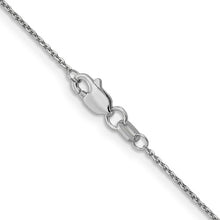 Load image into Gallery viewer, 14k White Gold .95mm Diamond Cut Cable Chain 16&quot;
